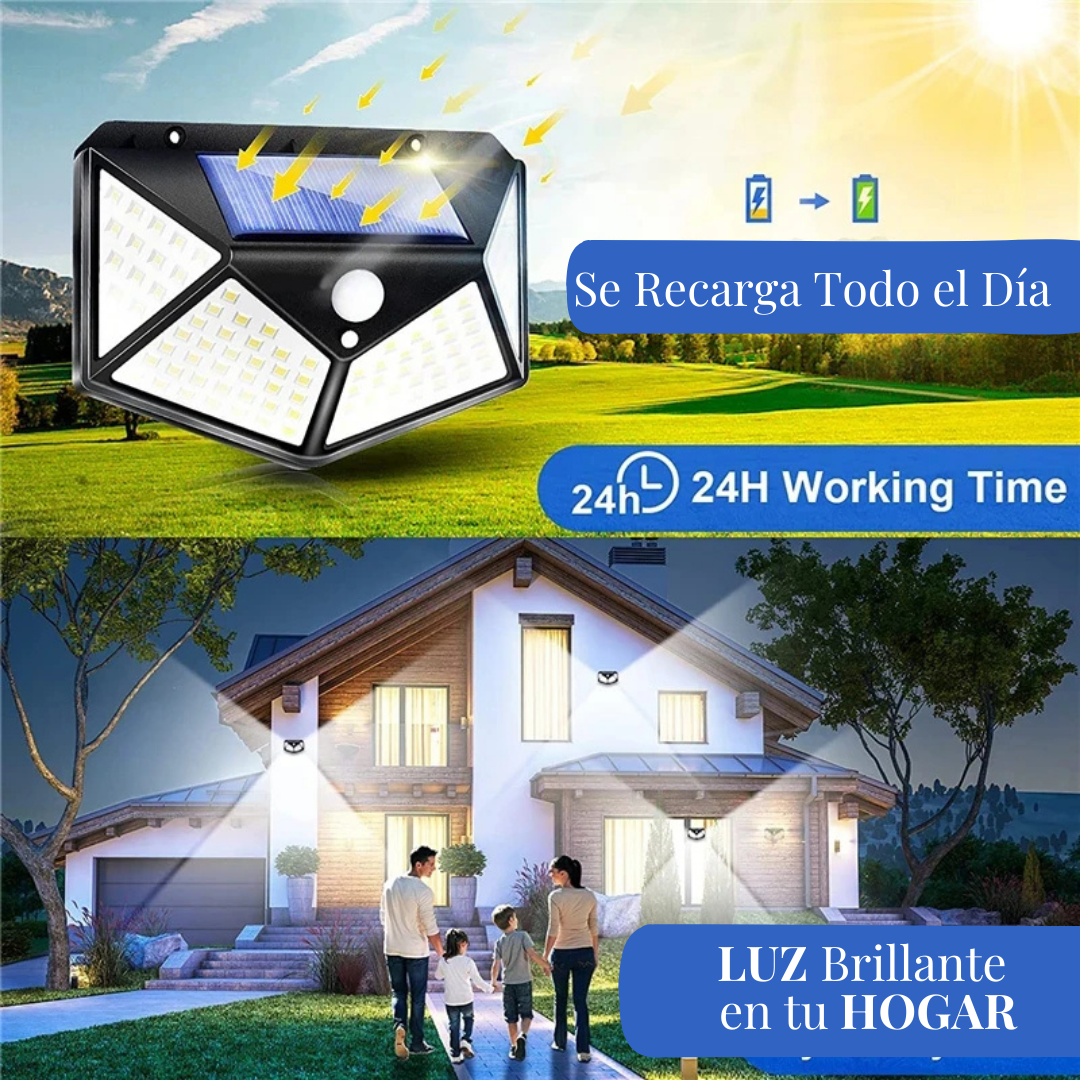 LuzSolarPro™💡 2x1 Lámpara Solar Led Rectangular💥