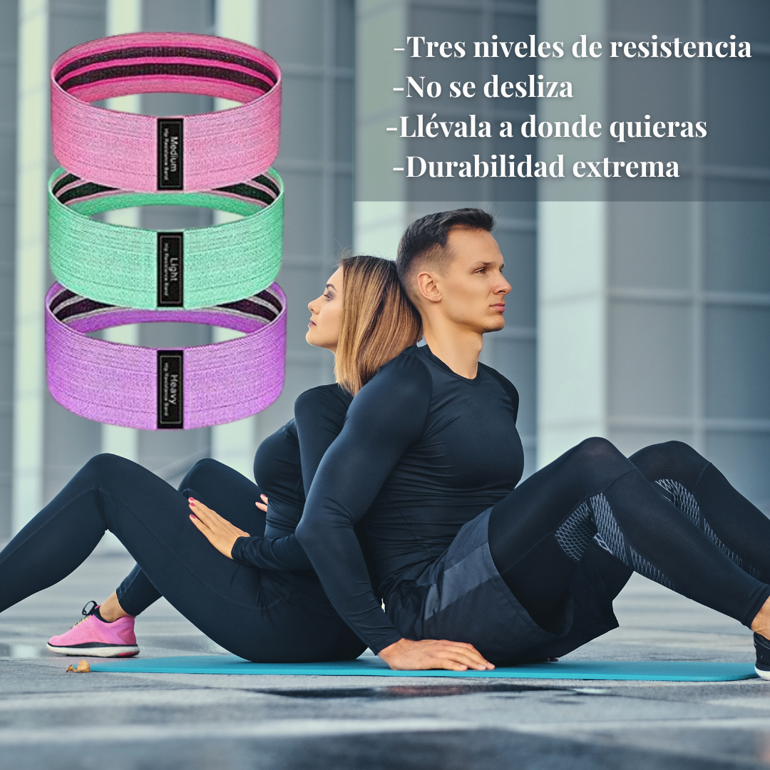 Bandas Elásticas🔥 Fit & Strong™ ⚡ Kit X3